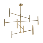 Lampa wisząca żyrandol do salonu 16XG9 mosiężny LIVI 8392 