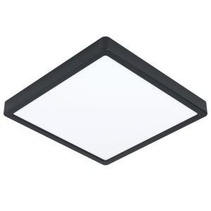 Lampa natynkowa czarny  plafon led  do łazienki IP44 FUEVA 5 30762  Eglo