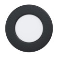 Oczko led FUEVA 5 LED 2,7W 3000K IP44 oprawa do zabudowy czarna  99211 Eglo