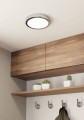 Lampa do łazienki FUEVA 5 Plafon LED 17W 3000K chrom IP44 oprawa natynkowa 900641 Eglo