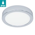 Lampa do łazienki  FUEVA 5 Plafon LED 11W 3000K chrom IP44 oprawa natynkowa 900639 Eglo