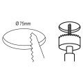 Lampa oczko łazienkowe FUEVA 5 LED 2,7W 4000K IP44 oprawa do zabudowy chrom 99208 Eglo