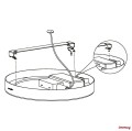 Lampa łazienkowa  FUEVA 5 Plafon LED 20,5W 4000K chrom IP44 oprawa natynkowa 30892 Eglo