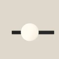 Lampa ścienna GARDA WALL BLACK 1099C1 minimalistyczny kinkiet Aldex