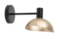 Kinkiet do salonu lampa ścienna ARTIS kinkiet czarny/złoty 40570 Sigma