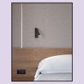 Lampa ścienna do sypialni PET micro R LED M930 32° kinkiet  czarny struktura 26504-M930-F3-00-12 Aqform