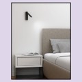 Lampa ścienna do sypialni PET micro R LED M930 32° kinkiet  czarny struktura 26504-M930-F3-00-12 Aqform
