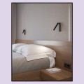 Lampa ścienna do sypialni PET micro R LED M930 32° kinkiet  czarny struktura 26504-M930-F3-00-12 Aqform