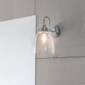 Lampa ścienna do łazienki IP44 kinkiet  Ashbury 1x4W E14 szkło transparentne 77088