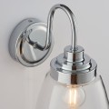 Lampa ścienna do łazienki IP44 kinkiet  Ashbury 1x4W E14 szkło transparentne 77088