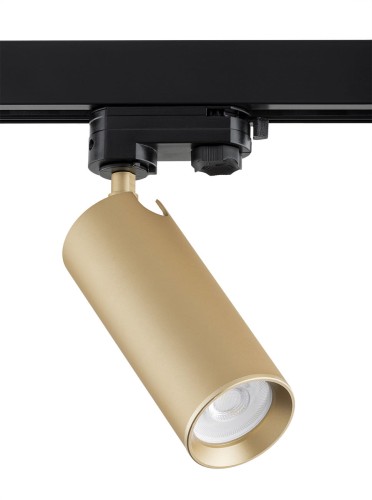 Lampa 3F zloty reflektor regulowany na 3 fazowy szynoprzewód  na GU10 led  TORELLO 8336
