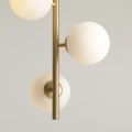 Lampa wisząca 3XE14 do salonu złota  FIN 3 BRASS S 1120E40_S