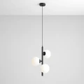 Lampa wisząca czarna  3XE14 FIN 3 BLACK S 1120E1_S