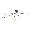 Lampa sufitowa, czarny plafon 6XE14 HOLM 6 CEILING BLACK 1082PL_K1