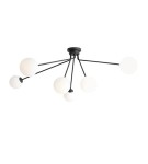 Lampa sufitowa, czarny plafon 6XE14 HOLM 6 CEILING BLACK 1082PL_K1