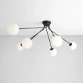 Lampa sufitowa, czarny plafon 6XE14 HOLM 6 CEILING BLACK 1082PL_K1