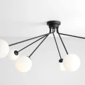 Lampa sufitowa, czarny plafon 6XE14 HOLM 6 CEILING BLACK 1082PL_K1