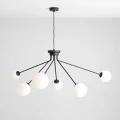 Lampa wisząca czarna na 6XE14 do salonu HOLM 6 BLACK 1082K1