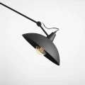 Lampa sufitowa, czarny plafon na 1XE27 MELOS BLACK 808PL_G1