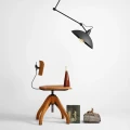 Lampa sufitowa, czarny plafon na 1XE27 MELOS BLACK 808PL_G1