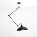 Lampa sufitowa, czarny plafon na 1XE27 MELOS BLACK 808PL_G1