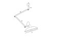 Lampa sufitowa, czarny plafon na 1XE27 MELOS BLACK 808PL_G1