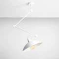 Lampa sufitowa biała na 1XE27 do salonu MELOS WHITE 808PL_G