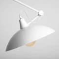 Lampa sufitowa biała na 1XE27 do salonu MELOS WHITE 808PL_G
