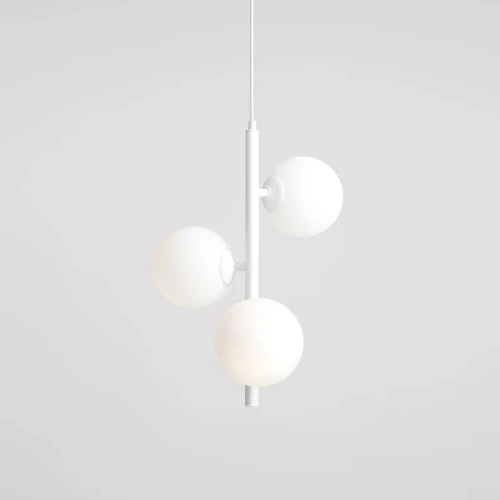 Lampa wisząca biała 3XE14 do pokoju FIN 3 WHITE S 1120E_S
5904798657468