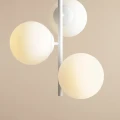 Lampa wiszaca na 3XE27 biała do salonu FIN 3 WHITE M 1120E_M