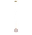 Lampa wisząca BOSSO MINI 14 MULTICOLOUR (DUSTY ROSE) 1119XXS40_BR