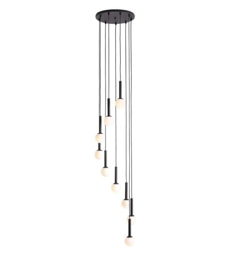 Żyrandol czarny RIU 9 RING ALL BLACK 1117N1 kaskadowa lampa wisząca

Wysokość
200 cm

Głębokość
36 cm

Źródło światła
9 x G9

Średnica klosza 1
9 x 9

Materiał
Metal, Szkło

Wysokość elementu stałego
25