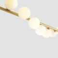 Lampa podłużna WAVE 7 BRASS 1115T40 ekskluzywna lampa wisząca
