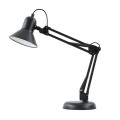 Lampa biurkowa czarna na GU10 Tiago TB-29743-BK Italux