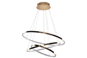 Lampa wisząca 3 ringi złoty Wheel 3 DIMM AZ2918