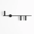 Lampa ścienna prosty kinkiet TREVO WALL 3 ALL BLACK (right) 1104Y1_2
