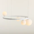Żyrandol GARDA 5 RING WHITE 1099F_R stylowa lampa wisząca Aldex