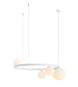 Żyrandol GARDA 5 RING WHITE 1099F_R stylowa lampa wisząca Aldex