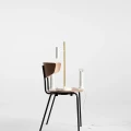 TREVO TABLE WHITE BRASS 1097B40 designerska lampka biurkowa Aldex
