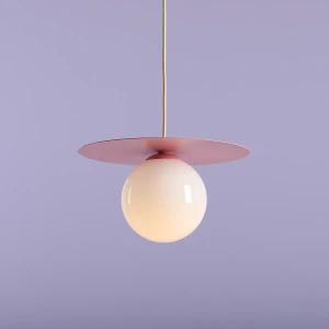 Lampa wisząca 1XE14 LOOP BABY PINK S 1125G18_S Aldex
