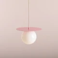 Lampa wisząca E27 LOOP BABY PINK M 1125G18_M Aldex