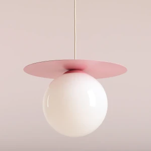 Lampa wisząca LOOP BABY PINK L 1125G18_L  Aldex
