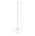 Lampa wisząca  LOOP RED WINE L 1125G15_L Aldex