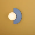 Kinkiet. lampa natynkowa LOOP WALL DUSTY BLUE 1125C16  Aldex