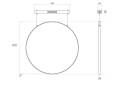 Lampa okrągła do salonu INTER RING II wisząca zoomLED® czarna CRI>90 ściemnianie w opcji