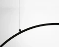 Lampa okrągła do salonu INTER RING II wisząca zoomLED® czarna CRI>90 ściemnianie w opcji