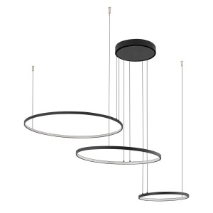 Lampa wisząca CIRCOLO LED 4000K SH-60/45/30 żyrandol ring do salonu 10867 Nowodvorski