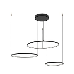 Lampa wisząca CIRCOLO LED 3000K SH-60/45/30  żyrandol ring do salonu 10817 Nowodvorski