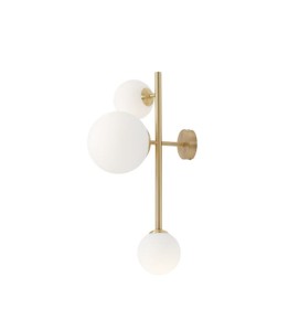 Kinkiet do salonu lampa ścienna DIONE WALL 3 BRASS 1092Y40