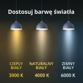 Lampa wisząca do salonu led 36W Meleca M 1xLED LP-2345/1P M BK CCT